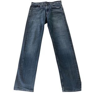 Levi's Men's Blue 505 Red Tab Regular Fit Straight Leg Denim Jeans Size 34/34
